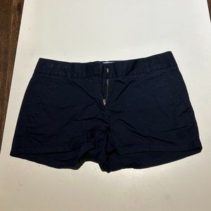 J. Crew Navy Chino Shorts Size 6
